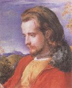 George Richmond Portrait of an Artist oil painting